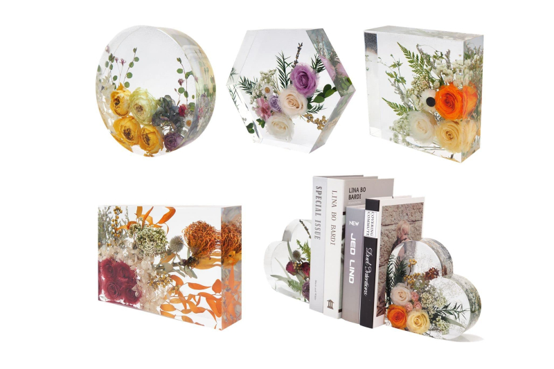 Zalévání sušených květin do křišťálové pryskyřice – ukázka